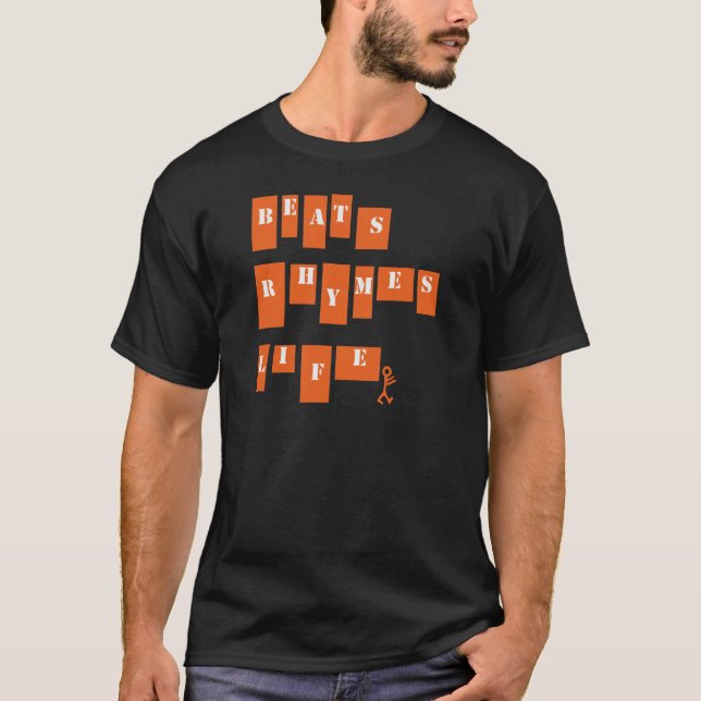 Camiseta Vida de las rimas de los golpes (Anverso)