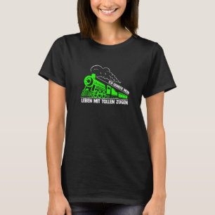 Camiseta Vida De Los Hombres Llena De Trenes Modelo Locomot