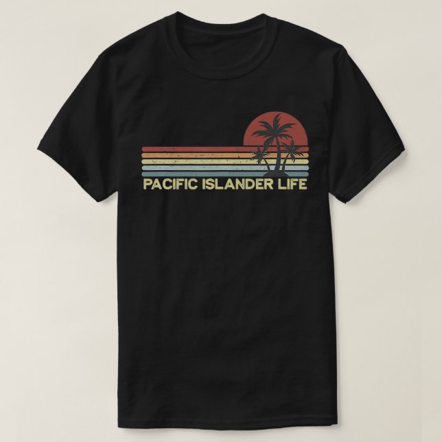 Camiseta Vida de los isleños del Pacífico (Diseño del anverso)