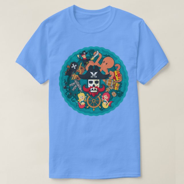 Camiseta Vida de los piratas (Diseño del anverso)