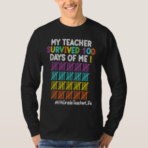 Camiseta Vida de maestro de 6to grado Mi maestro sobrevivió