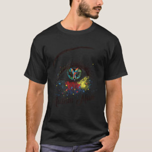 Camiseta Vida de mamá autista Gafas de sol Pañuelo en la ca