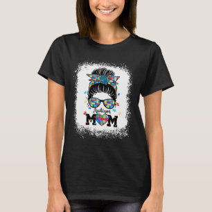 Camiseta Vida de mamá autista Pelo desordenado Gorriones Dí