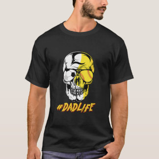 Camiseta Vida de papá Calavera de azúcar para fútbol de sóf