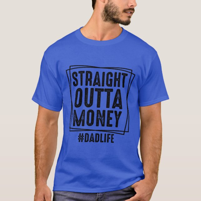 Camiseta Vida de papá directo al dinero (Anverso)