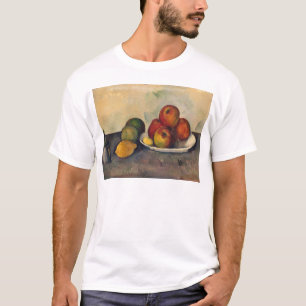 Camiseta Vida de Paul Cezanne el   aún con las manzanas,