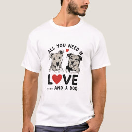 Camiseta Vida de perro de amor