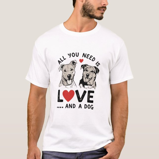 Camiseta Vida de perro de amor (Anverso)