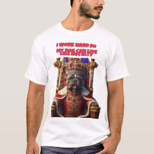 CAMISETA VIDA DE PERRO REAL-REMERA DIVERTIDA PARA DUEÑOS DE