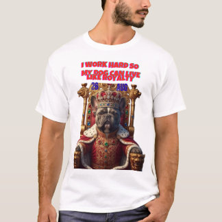 CAMISETA VIDA DE PERRO REAL-REMERA DIVERTIDA PARA DUEÑOS DE
