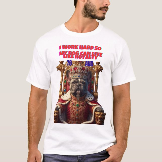 CAMISETA VIDA DE PERRO REAL-REMERA DIVERTIDA PARA DUEÑOS DE (Anverso)
