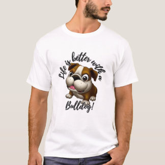 Camiseta Vida de Perros Bulldog