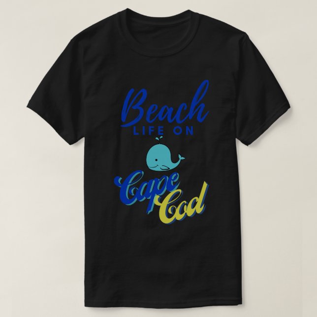 Camiseta Vida de playa en Cape Cod 1 (Diseño del anverso)