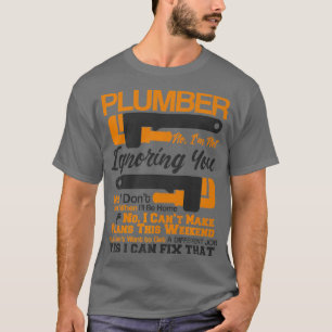 Camiseta Vida De Plomo No Sí Puedo Arreglar Esa Plomería