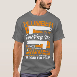 Camiseta Vida De Plomo No Sí Puedo Arreglar Esa Plomería
