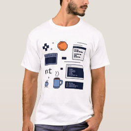 Camiseta Vida de Programador – Espacio de Trabajo de Desarr