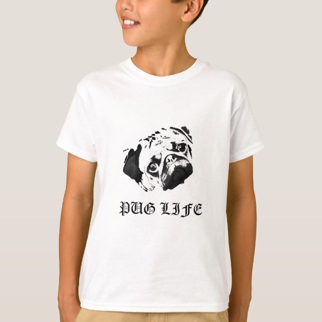 Camiseta Vida de Pug (Anverso)