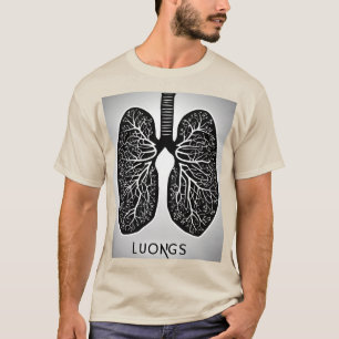 Camiseta Vida de respiración: Minimalistas ojos con el logo