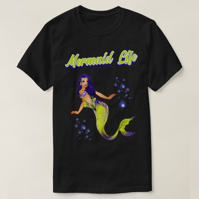 Camiseta Vida de sirena (Diseño del anverso)