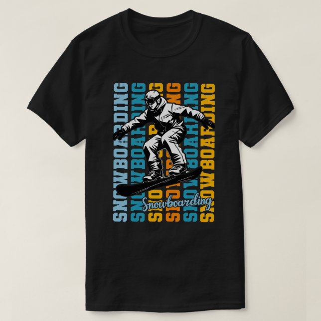 Camiseta Vida de Snowboard (Diseño del anverso)