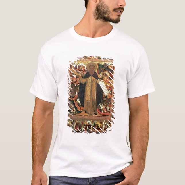 Camiseta Vida de St. Sergius de Radonesh, 1640s (Anverso)