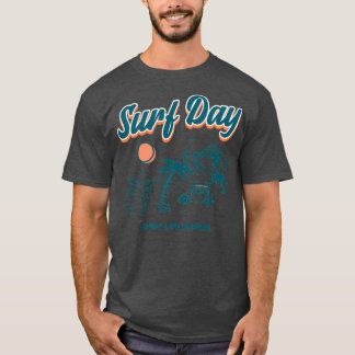 Camiseta vida de surf en el día del surf