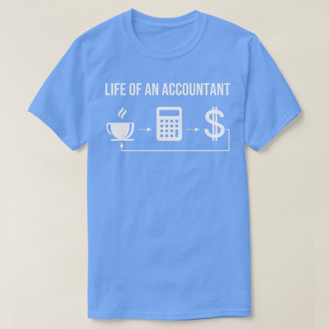 Camiseta Vida De Un Contador (Diseño del anverso)
