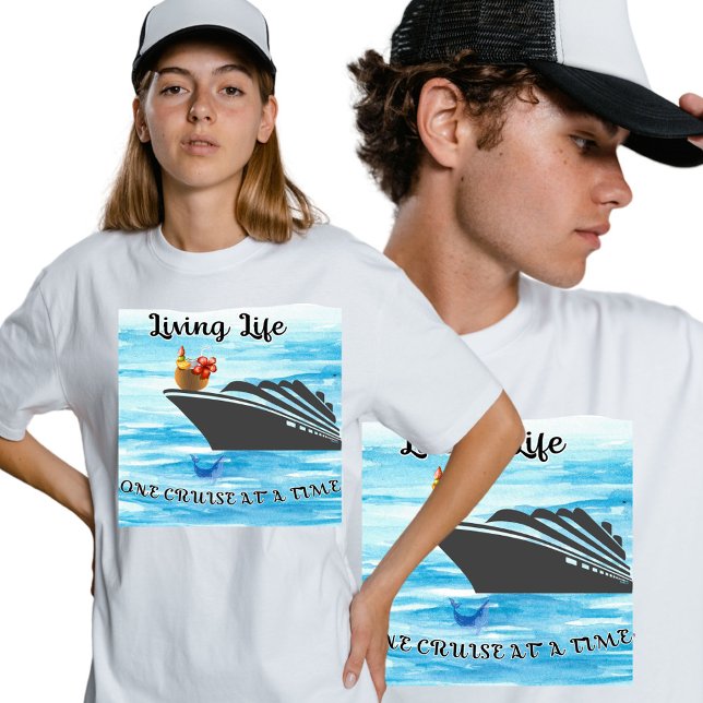 Camiseta Vida de un crucero a la vez - vacaciones de verano (Subido por el creador)