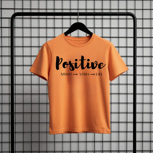 Camiseta Vida de vibraciones de mentes positivas - Tee de c