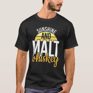 Camiseta Vida de Whisky Fresca Luz del Sol y Whisky de Malt