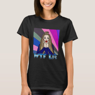 Camiseta Vida de WTF Dama de estilo pop artístico desconc