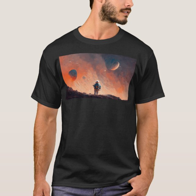 Camiseta Vida Del Astronauta Extraterrestre (Anverso)
