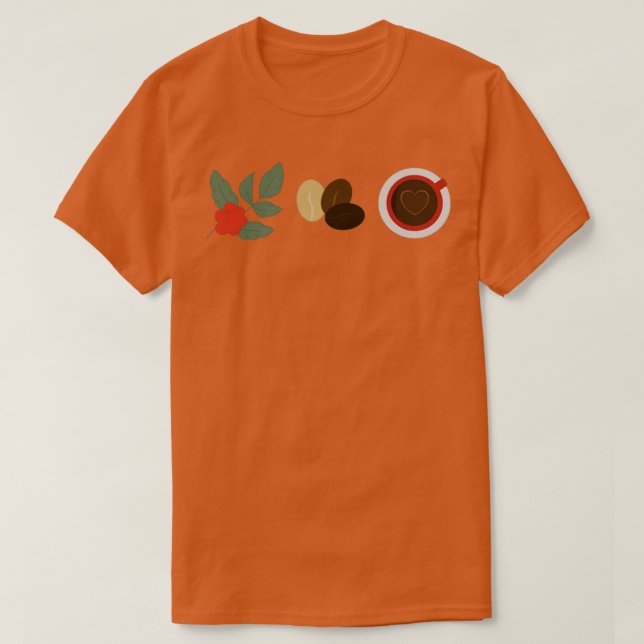 Camiseta Vida del café (Diseño del anverso)