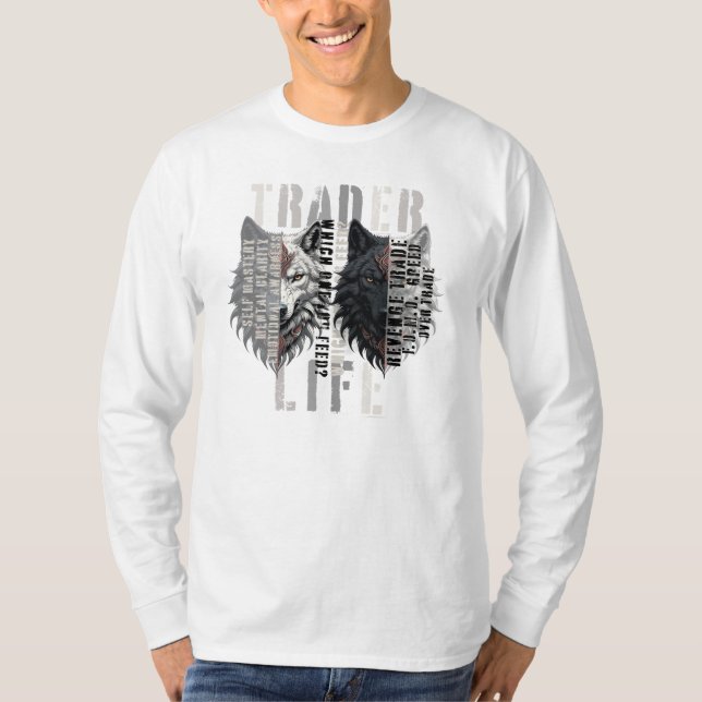 Camiseta Vida del comerciante | Wolf | Ambos lados (Anverso)
