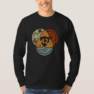 Camiseta Vida Del Diagrama De Venn El Universo Y Todo - 42