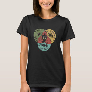 Camiseta Vida Del Diagrama De Venn El Universo Y Todo 42