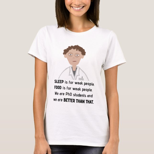 Camiseta Vida del doctorado (Anverso)