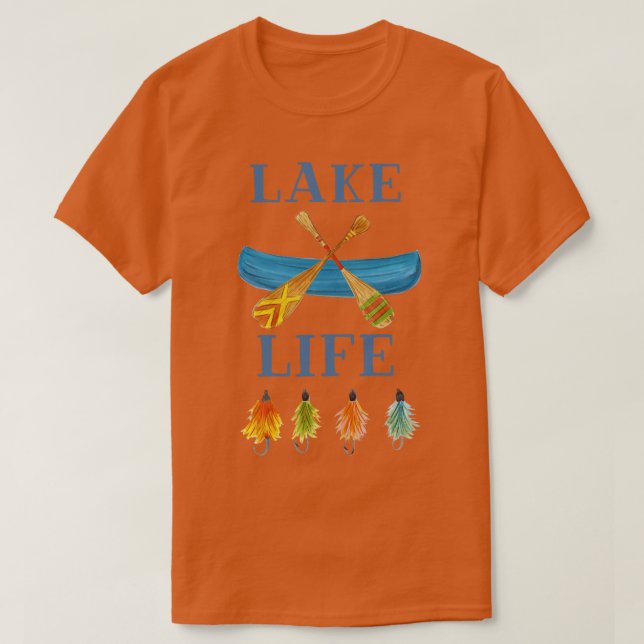 Camiseta Vida del lago (Diseño del anverso)