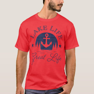 Camiseta Vida del lago Vida Grande Vida Azul Agua Buena Nat