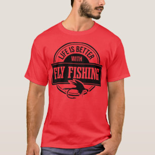 Camiseta Vida del pescador de la naturaleza de la trucha pe