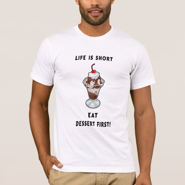 Camiseta Vida del postre (Anverso)