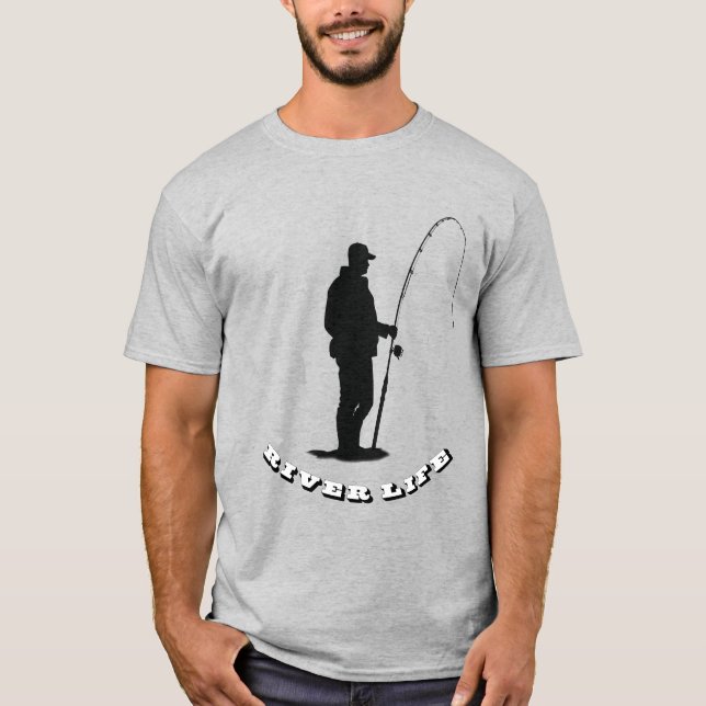 Camiseta Vida del río Fisherman (Anverso)
