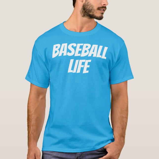 Camiseta Vida diaria del béisbol (Anverso)