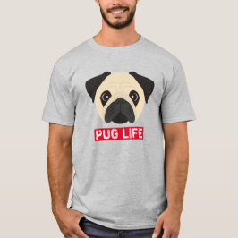 Camiseta Vida Divertida de Pug
