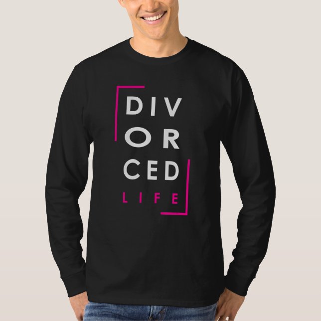 Camiseta Vida Divorciada Ex Esposa Divorciada W (Anverso)