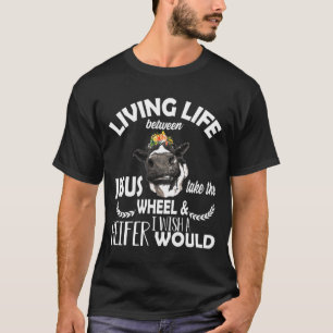 Camiseta Vida En Algún Lugar Jesús Toma El Rumbo Gracioso C