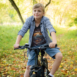 Camiseta Vida en bicicleta, personalizable retro