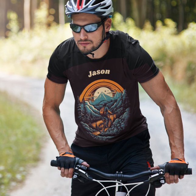 Camiseta Vida en bicicleta, personalizable retro (Subido por el creador)