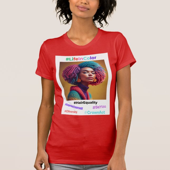 Camiseta Vida en color (Anverso)