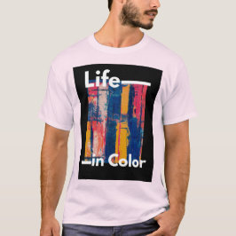 Camiseta Vida en color